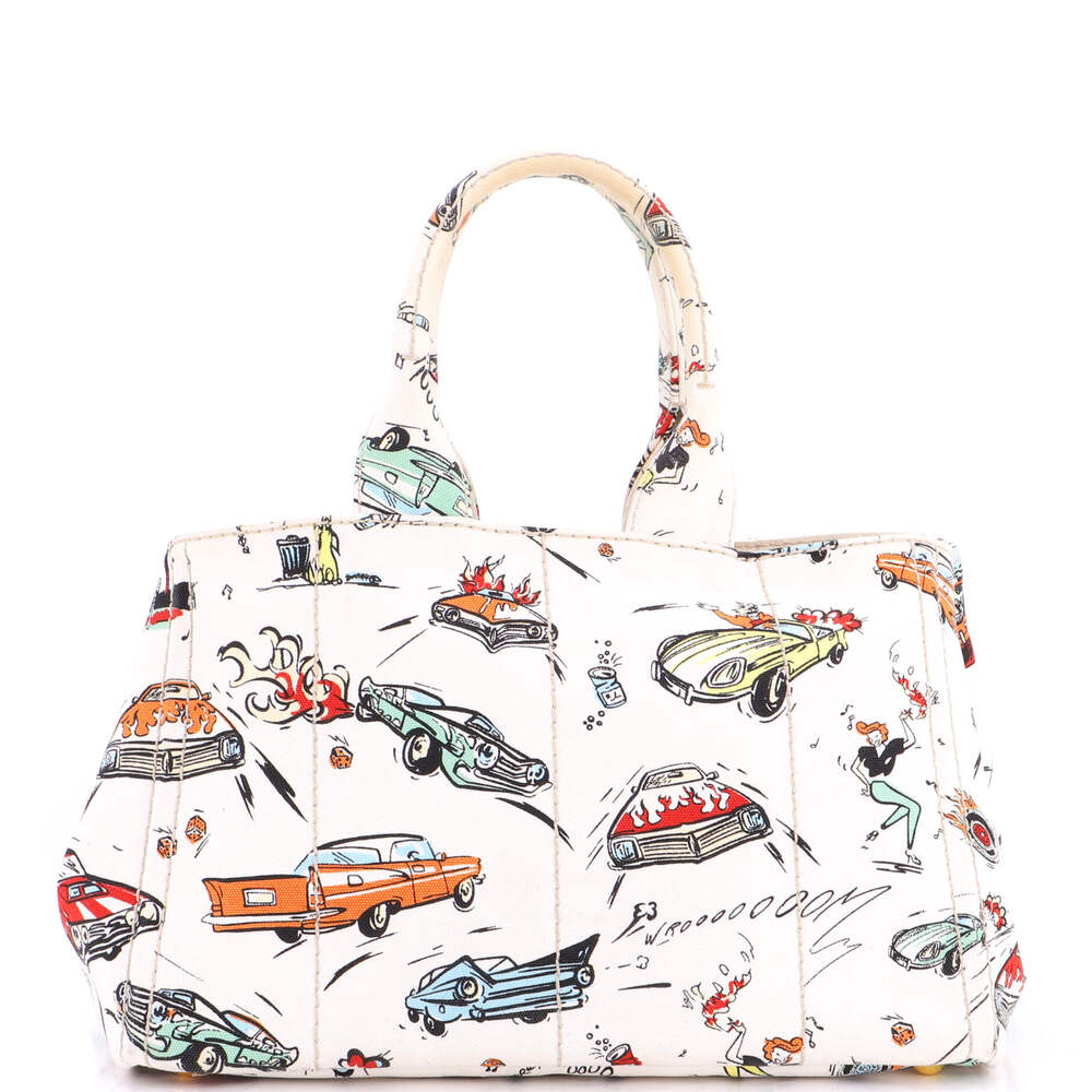 Prada Canapa Convertible Tote Printed #239066P57B